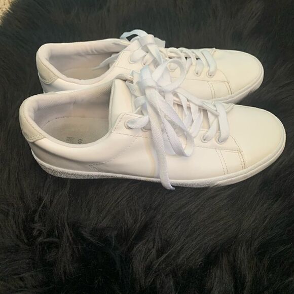 H&M white faux leather sneakers Size 40 - Picture 3 of 10